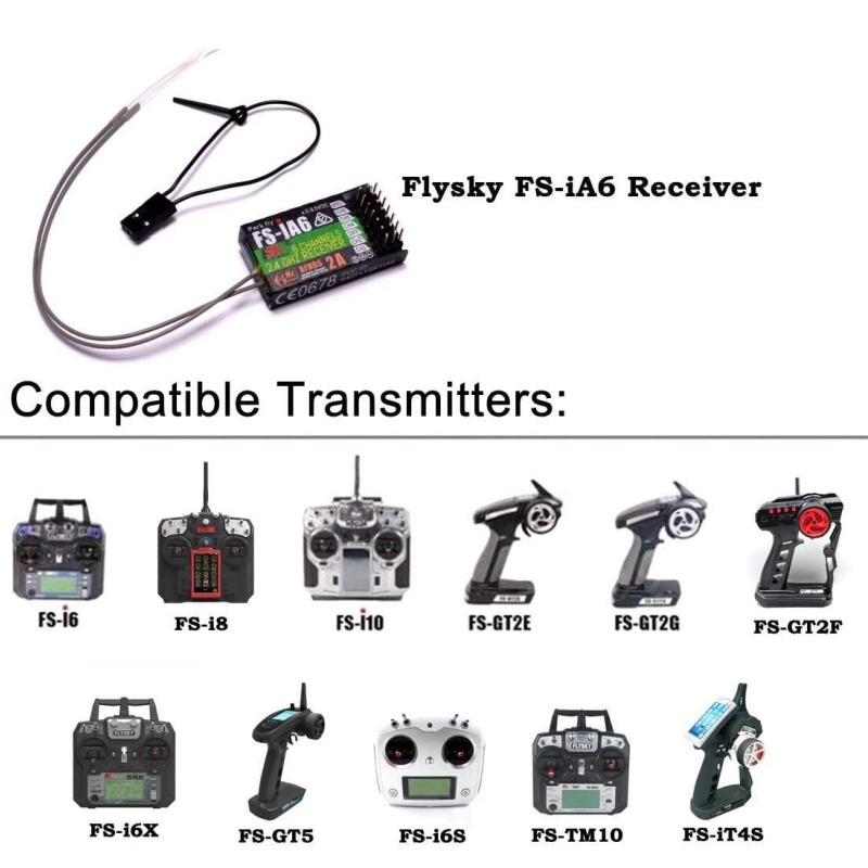 Flysky FS-IA6 Receiver 6CH Dua - огляд і ціна Drone Racing Antenna