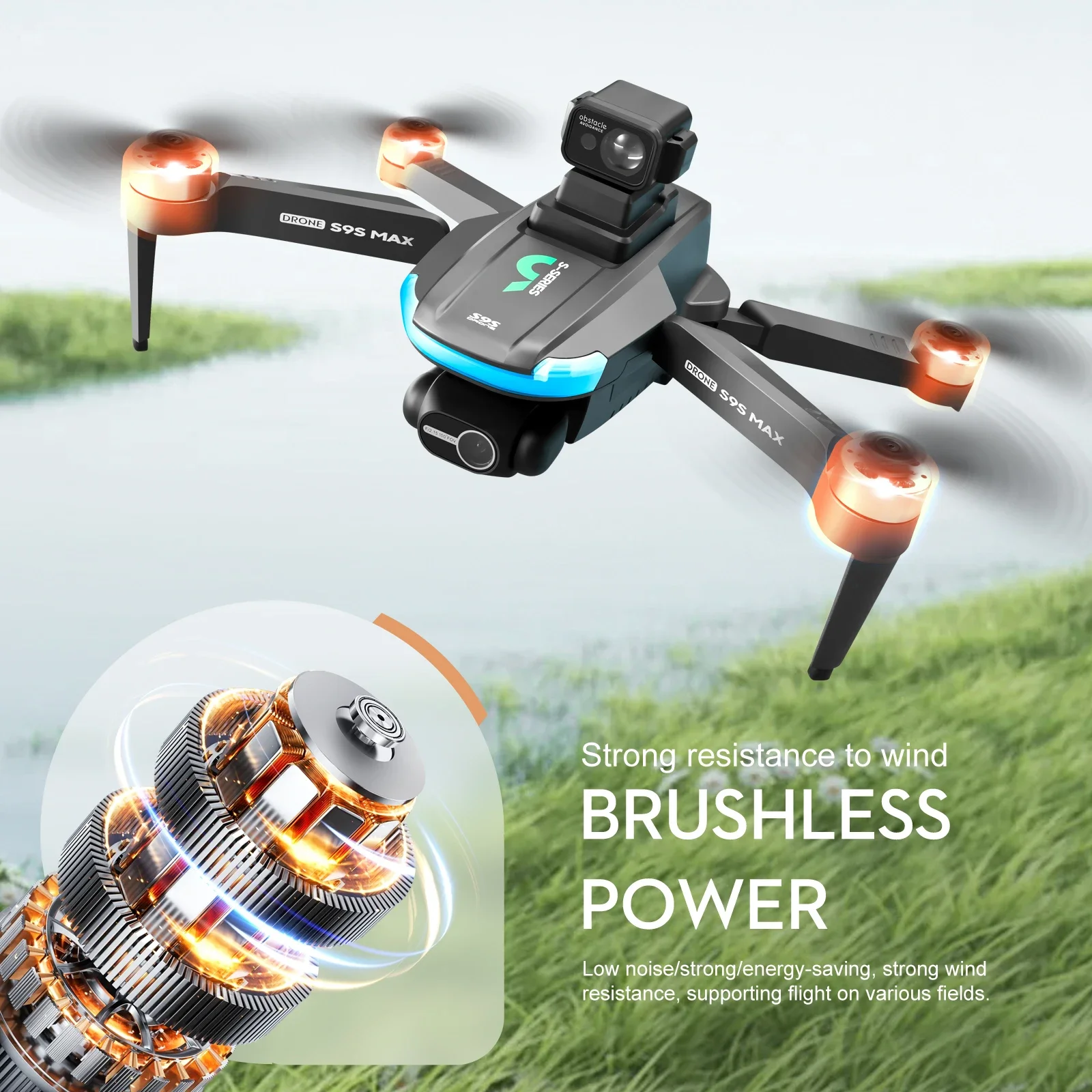 NEW S9S MAX MINI Drone 4K 2-Ax - огляд і ціна Drone Racing Camera